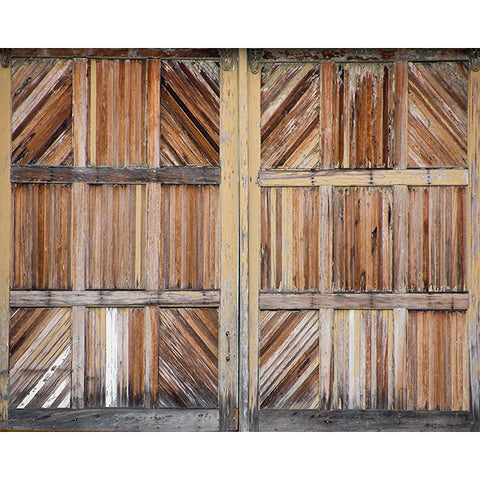 Wooden Doors Wall Mural
