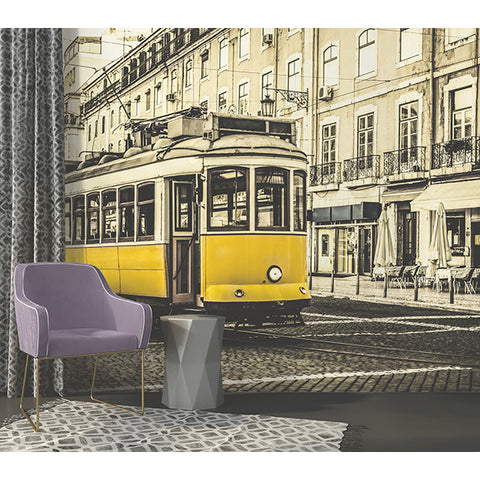 Vintage Tram Wall Mural