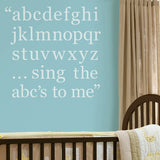 Baby Blue Alphabet Set